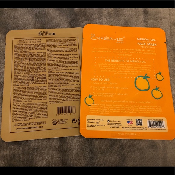 5 sheet mask assortment - anti aging, hydrating - Picture 5 of 6